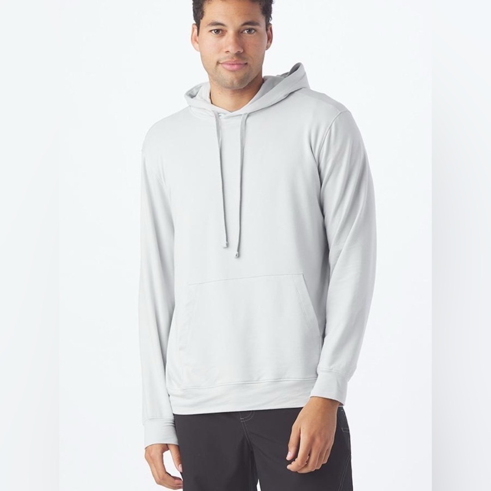 Glyder Light Gray Atlas Pullover Hoodie Sweatshirt Unisex Men’s Small